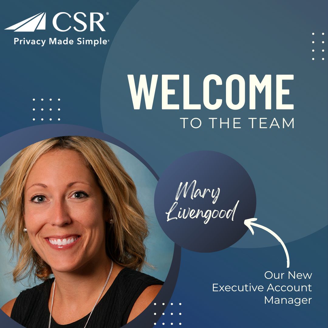 Mary Livengood joins the CSR Team as our new Executive Account Manager